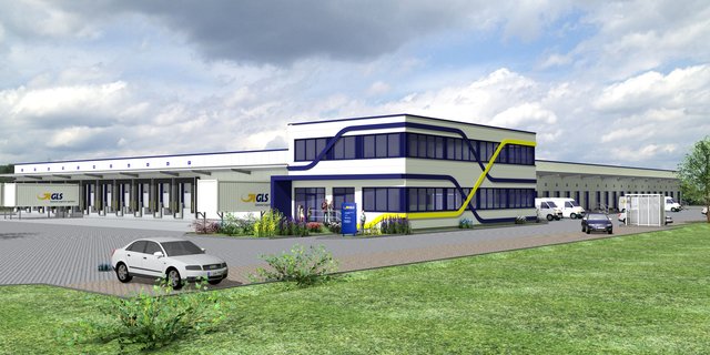 Der größte GLS-Standort der Steiermark wird bis Mitte 2019 in Kalsdorf bei Graz errichtet. 30 neue Arbeitsplätze entstehen.