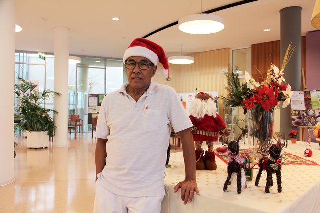 Für Alfredo Bayot ist der Nachtdienst am 24. Dezember 2018 der letzte von vielen Weihnachtsdiensten im Haus Döbling: Er geht bald in Pension.