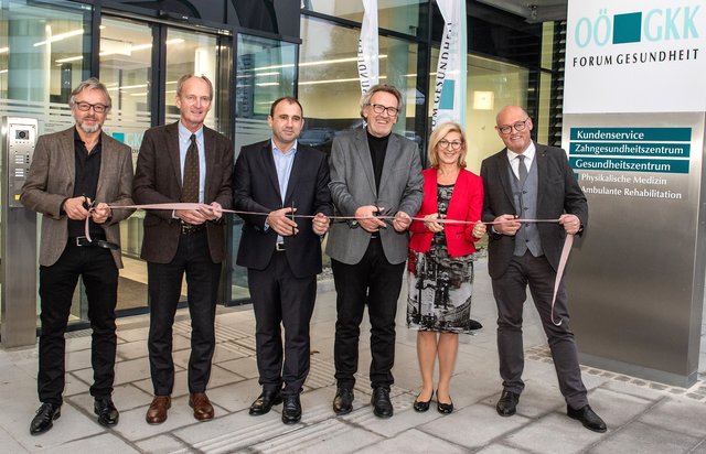 In der Vöcklabrucker Schubertstraße eröffnete die OÖGKK ihr neues Gesundheitszentrum. | Foto: Cityfoto/Peter Christian Mayr