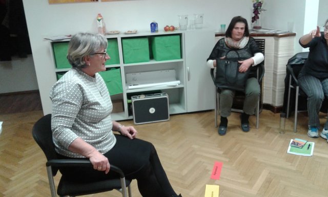 Vortragende Eva Maria Mayr, MAS und Tagesmutter Christa Helm