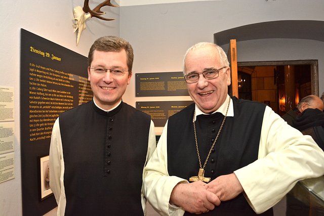 Pater Johannes Paul Chavanne und Altabt Gregor Henckel-Donnersmarck | Foto: Wellenhofer