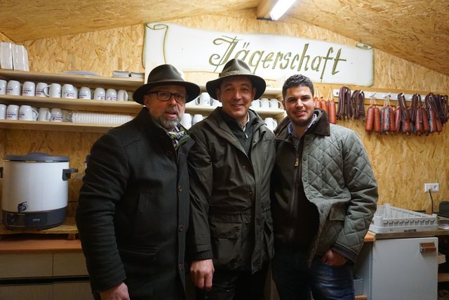Hannes Stiefsohn, Karl Linauer und Stefan Stiefsohn