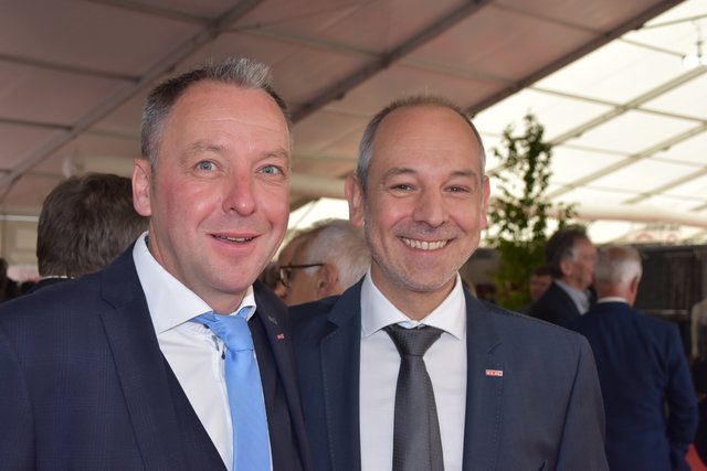 Messeobmann Wolfgang Winkler (li) und WK-Obmann Christian Strigl bei der Messe 2018. | Foto: Reichel