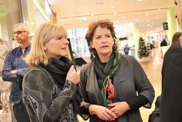 Licht ins Dunkel-Geschäftsführerin Eva Radinger im Gespräch mit LR Ursula Lackner. | Foto: Edith Ertl