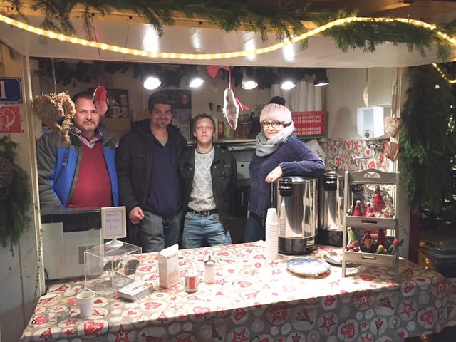 Landesobmann Clemens Costisella, LOstv. Andreas Radinger, Aktivist Lukas mit Sozialadventorganisatorin Gaby Sailer