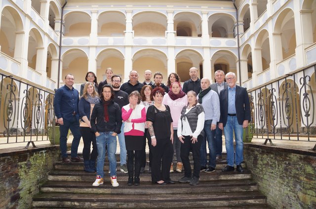 Teilnehmer und Gastronomen trafen sich im Schloss Piber zum Erfahrungsaustausch. | Foto: Kipperer