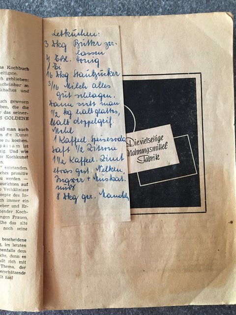 Das Kochbuch hatte Nicole Reichl bereits vor Jahren von ihrer Oma geschenkt bekommen.  | Foto: Nicole Reichel 