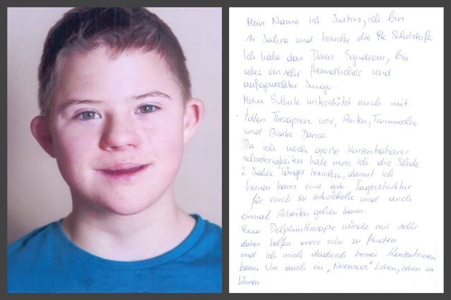Justin hofft auf eine hilfreiche Delfin-Therapie. | Foto: Koch
