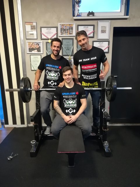 Peter Guttner, Klaus Kaufmann und Niki Kulmer, das erfolgreiche Trio des Kampfsportvereins.