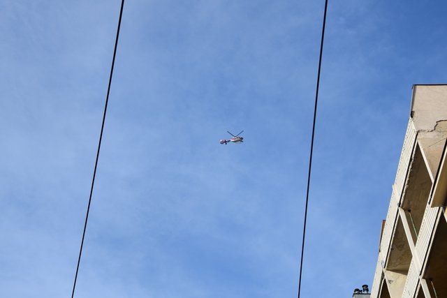 Der Polizeihubschrauber kreiste über Ottakring