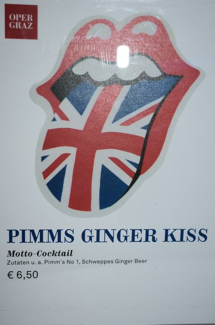 Der Motto-Cocktail, passend zur Party.