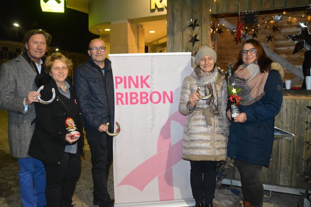 Die SPÖ Pinkafeld stellte sich in den Dienst von "Pink Ribbon".