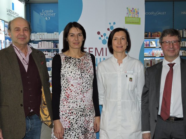 Mag. pharm. Alfred Szczepanski, ich, PKA Sandra Buczolich, OA Dr. Michael Lang