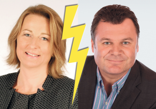 "Hand ausgeschlagen" – zwischen Elisabeth Paruta-Teufer und Günther Steinkellner funkt's weiterhin, auch wenn der Landesrat von rechtlichen Schritten absieht. | Foto: ÖVP (1), FPÖ (1)