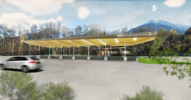Einer der größten Brocken im Haushaltplan 2019: Das neue Telfer "Abfallwirtschaftszentrum" am bestehenden Standort kann künftig auch von den Nachbargemeinden genutzt werden.  | Foto: Grafik: Architekturbüro Walch&amp;Partner
