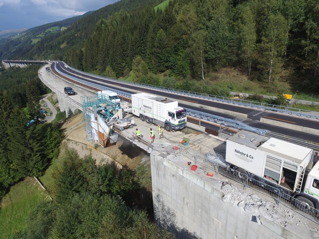 Die Sanierung der Rauchenkatsch Hangbrücke auf der A10 Tauernautobahn ist abgeschlossen, 16 Millionen Euro wurden von der Asfinag investiert