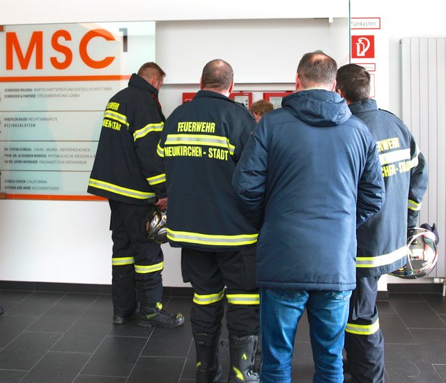 Die Feuerwehr wurde alarmiert.
