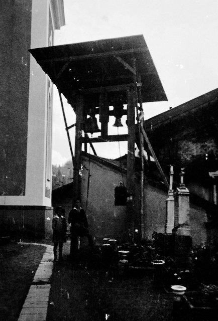 Behelfsgeläut. | Foto: Gemeindearchiv