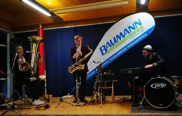 David Helbock`s Random/Control Trio live im KulturGlasHaus in Baumgartenberg mit Franz Baumann und Gottfried Kraft. | Foto: G.Kraft