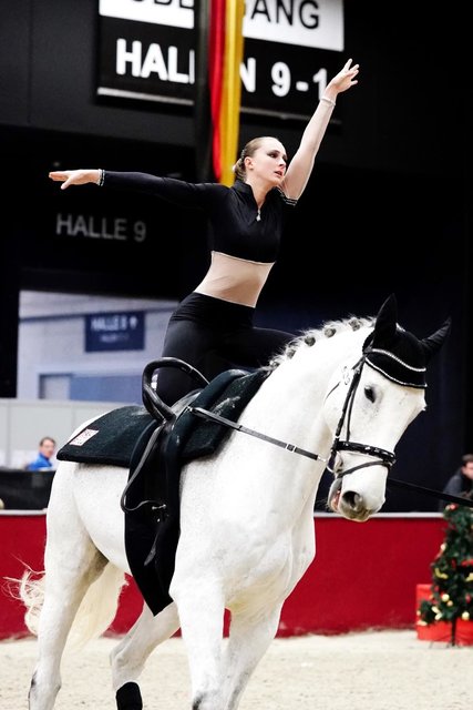 Die Pinzgauerin Vanessa Hutter vom URC Steggut in Schwarzach zeigte mit Pferd Crossini eine Topleistung. | Foto: Andrea Fuchshumer