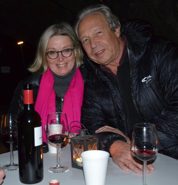 "Hausherrin" Andrea Malle mit Juwelier Helmut Zieser