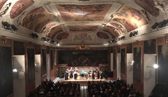 Das recreationBarock Orchester im Minoritensaal.