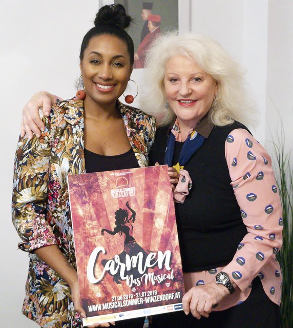 Der Musicalsommer Winzendorf unter der Intendanz von Marika Lichter mit Ana Milva Gomes, die die Rolle der heißblütigen Carmen in der deutschsprachigen Erstaufführung von „Carmen - das Musical“ spielt. | Foto: Musicalsommer