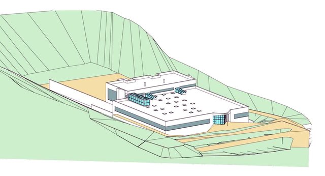 Vom neuen Trainingszentrum wird aufgrund seiner Lage und Bauweise, wenig Lärm ausgehen. | Foto: architekt PINEKER ZT