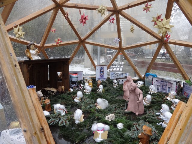 Die Krippe ist noch bis Jänner zu sehen. | Foto: Muzler