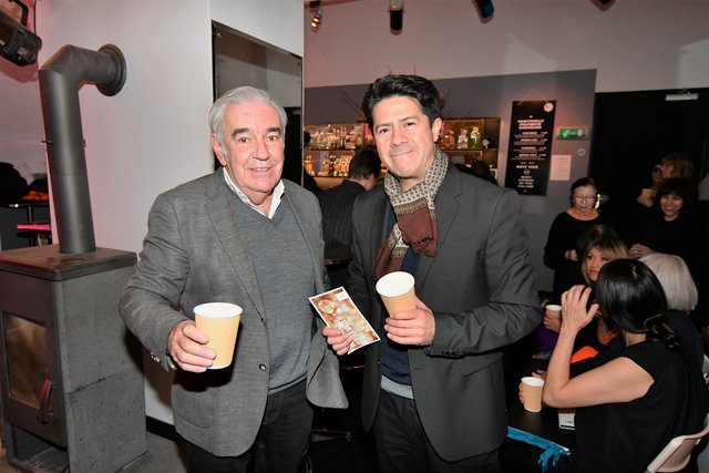 Karl Raab mit Marco Sanhueza beim Event. | Foto: Markus Spitzauer