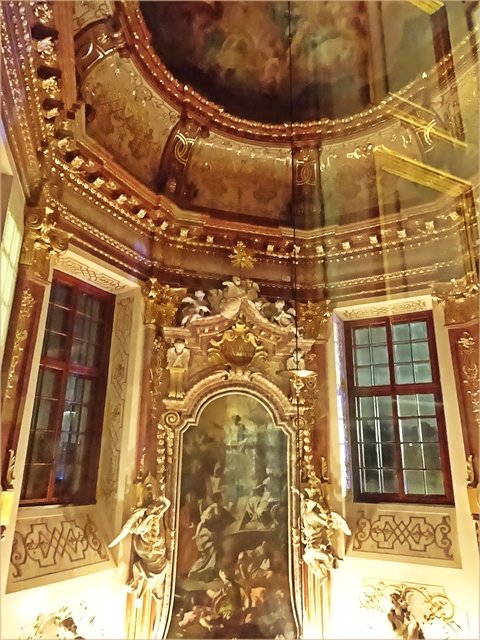 Blick hinunter in die Kapelle | Foto: © Uschi R.