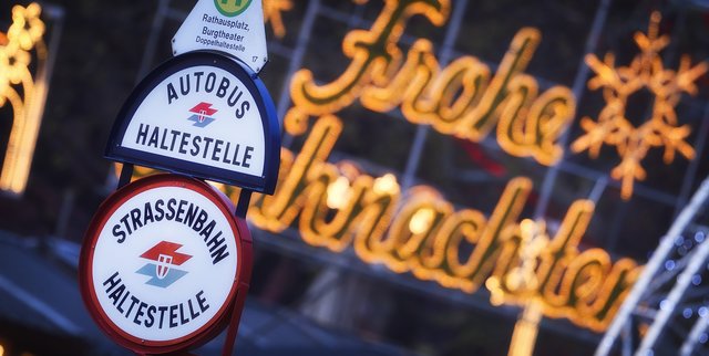 Mit den Öffis zum Christkind? Die Wiener Linien machen es möglich. | Foto: Johannes Zinner