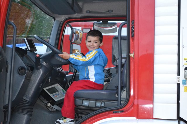 Auf der Wunschliste: für einen Tag Feuerwehrmann