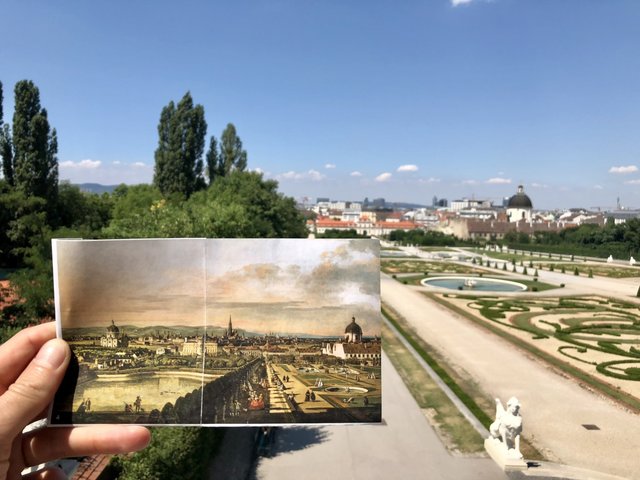 Ein Replikat des berühmten "Canaletto-Blick" wurde während Bauarbeiten offenbar entwendet.