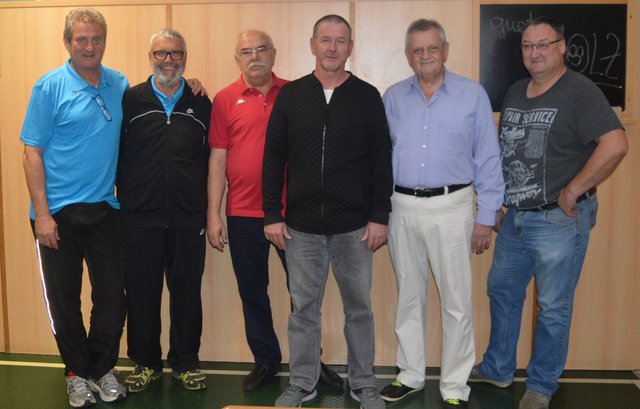 Markus Lunner, Walter Eder, Hans Stöger, Obmann Wolfgang Maier, Haribert Isepp, Gerald Unterwaditzer