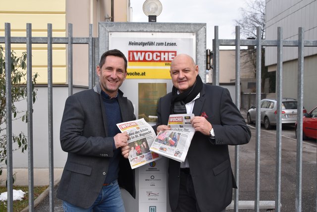 Staffelübergabe: Die Geschäftsstellenleiter Daniel Klier (links) und Erich Ruttnig tauschen Anfang Jänner ihre Plätze