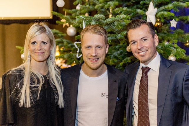 Oliver Pocher flankiert von Claudia und Christian Wimberger. | Foto: WimbergerHaus 2018