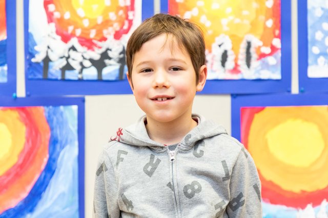 Florian, 8: "Ich freue mich auf meinen Geburtstag und die Ferien." | Foto: J. Konstantinov