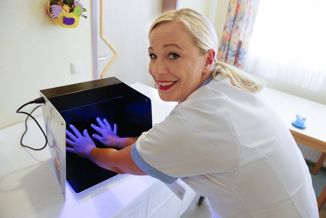Daniela Huber, Hygienefachkraft am LKH Steyr.
