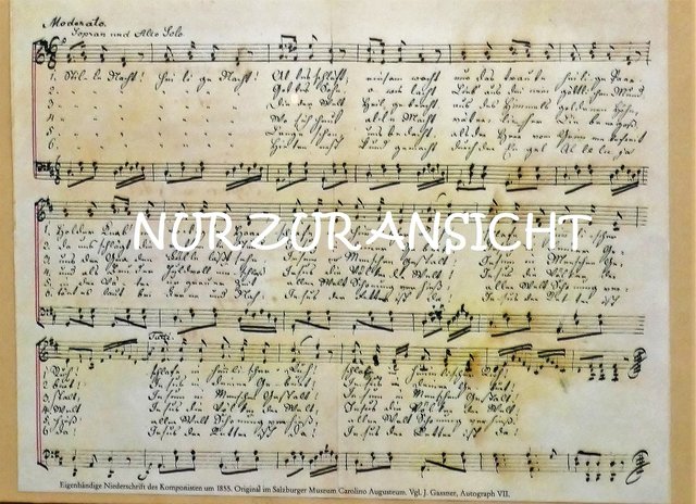 Orginaltext Lied ,,Stille nacht, Heilige Nacht"