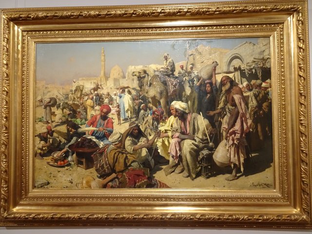 Leopold Carl Müller 1834-1892 Dresden/Weidlingau bei Wien, Markt in Kairo/Öl auf Leinwand