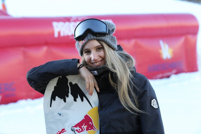 Anna Gasser trainiert am Kreischberg. | Foto: GEPA pictures