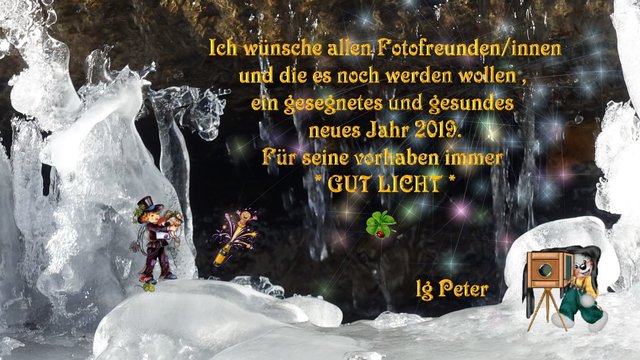 Glückwünsche fürs neue Jahr 2019 Ich wünsche alle Freunde ein gutes