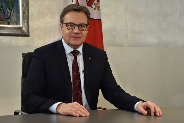 LH Günther Platter blickt in seiner Neujahrsansprache zuversichtlich in das Jahr 2019.