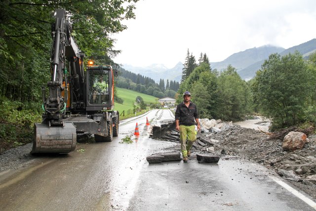 Der schwere Murenabgang im Glemmtal 2018 | Foto: LMZ/Hutter