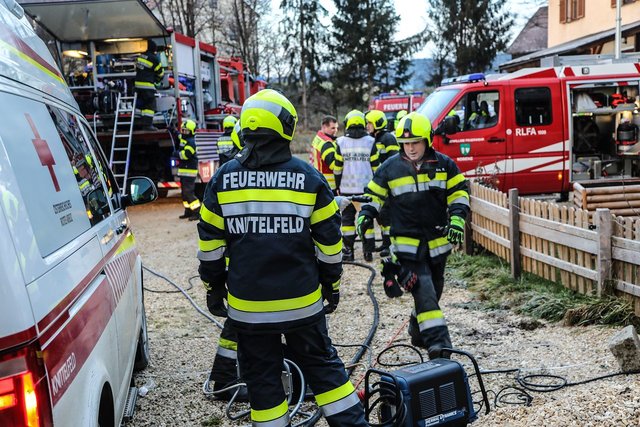 Kräfteraubender Einsatz in Kobenz.