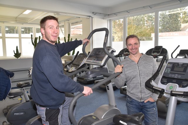 Fitness-Experte Ronald Glavanics (rechts) zieht ab 12. Jänner mit seinem Studio vom City Center in die Faludistraße.