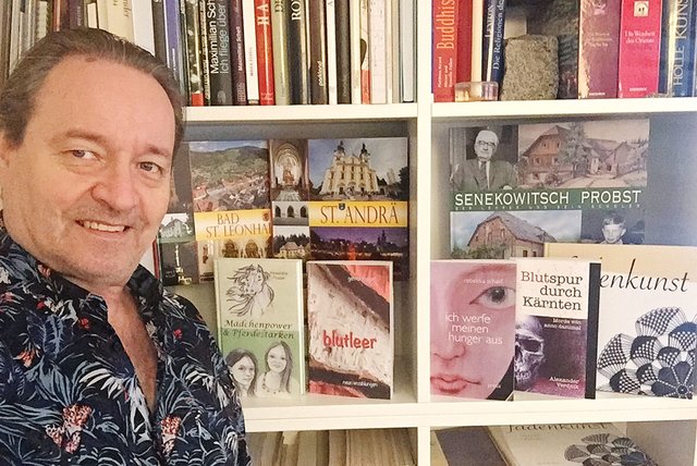 Im abgelaufenen Jahr 2018 sprühte der Lavanttaler Verleger Gernot Ragger nur so vor Energie | Foto: KK