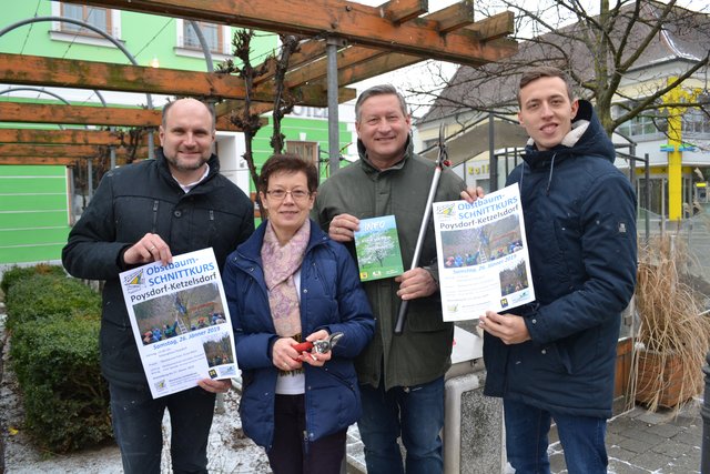 Wie jedes Jahr bietet das Weinviertler Dreiländereck auch diesmal wieder einen Obstbaum Schnittkurs unter der fachkundigen Leitung der Baumschule Schreiber an. | Foto: WDE