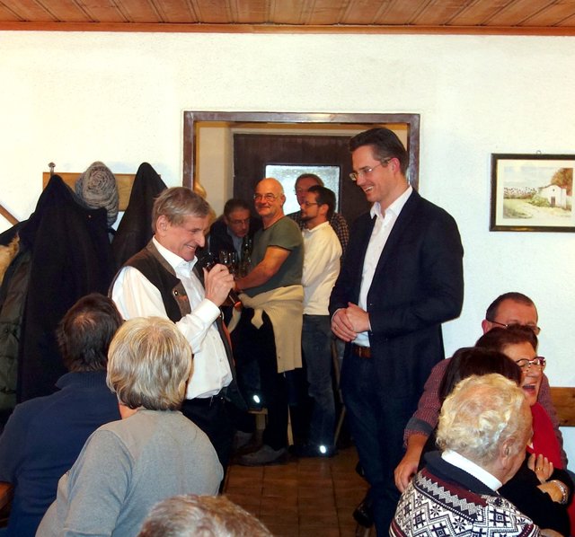 Johann Fanta richtete einige Worte an seine Gäste.